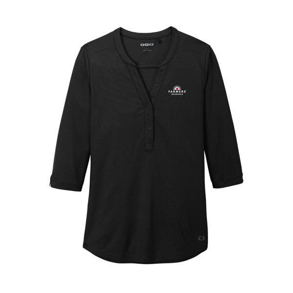 Ogio Ladies Jewel Henley